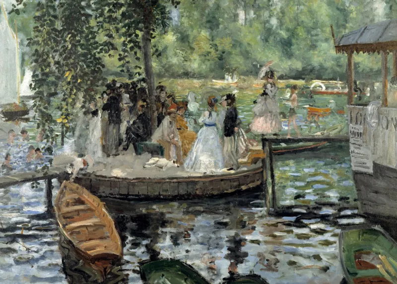 2 Puzzles - L'Art d'Auguste Renoir : Le Déjeuner des Canotiers - La Grenouillère