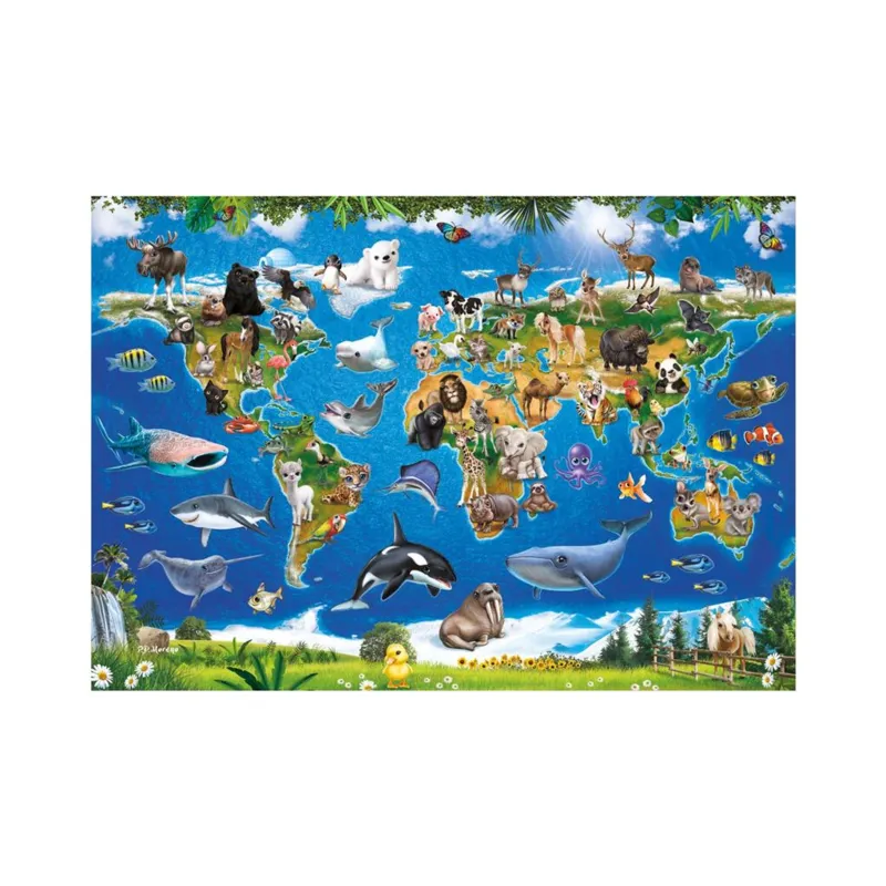 Pièces XXL - Carte des Animaux