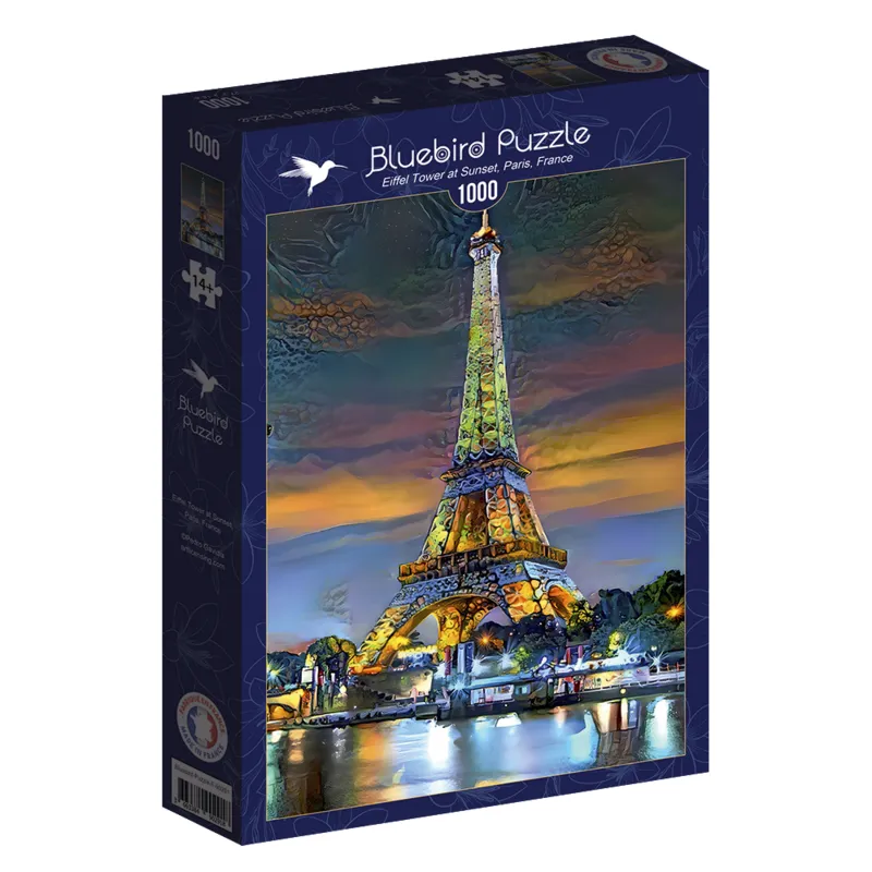 Eiffel Tower at Sunset, Paris, France