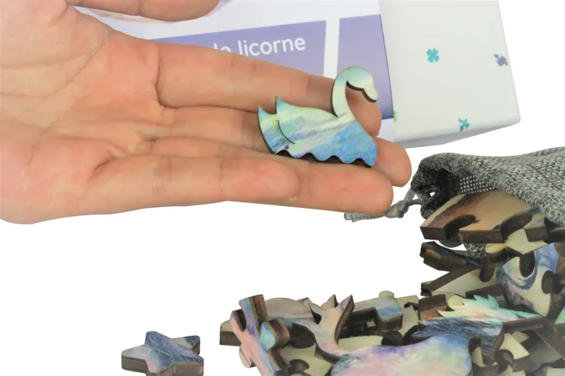 Puzzle en Bois - Les Ailes de Licorne