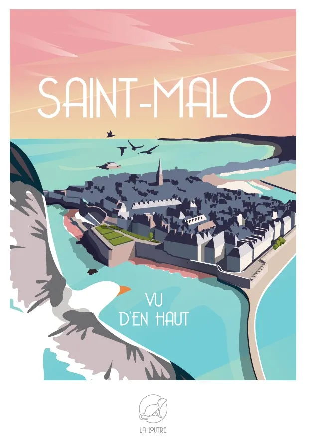 SAINT-MALO vu d'en haut