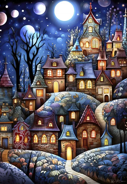 Village Sous la Lune