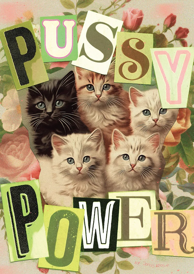Puzzle Mini 99 pièces - Pussy Power