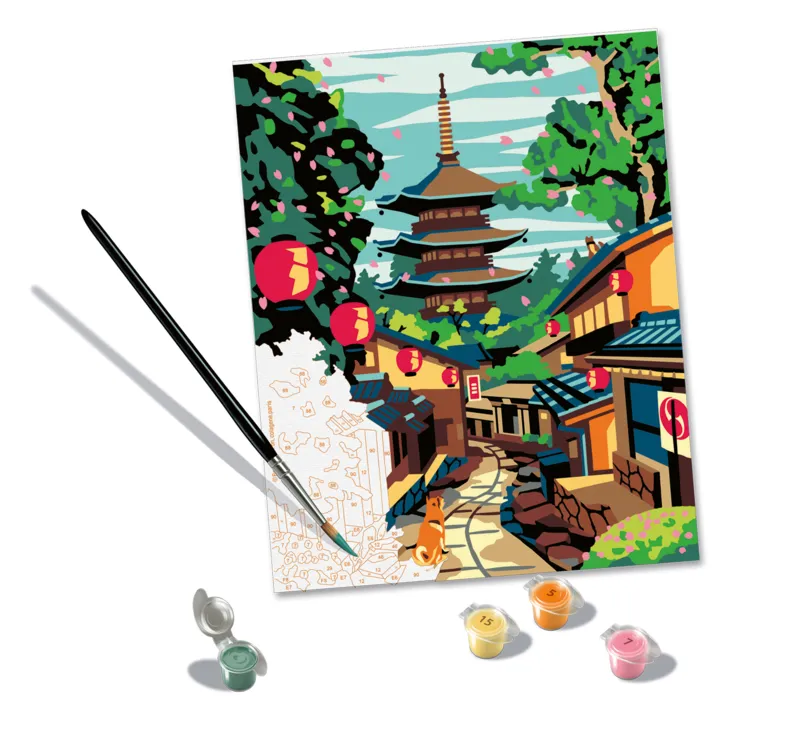 Peinture au Numéro - CréArt - Japan - Batiste Perron