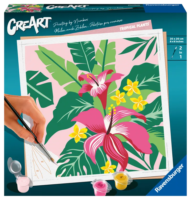 Peinture au Numéro - CréArt - Tropical Plants
