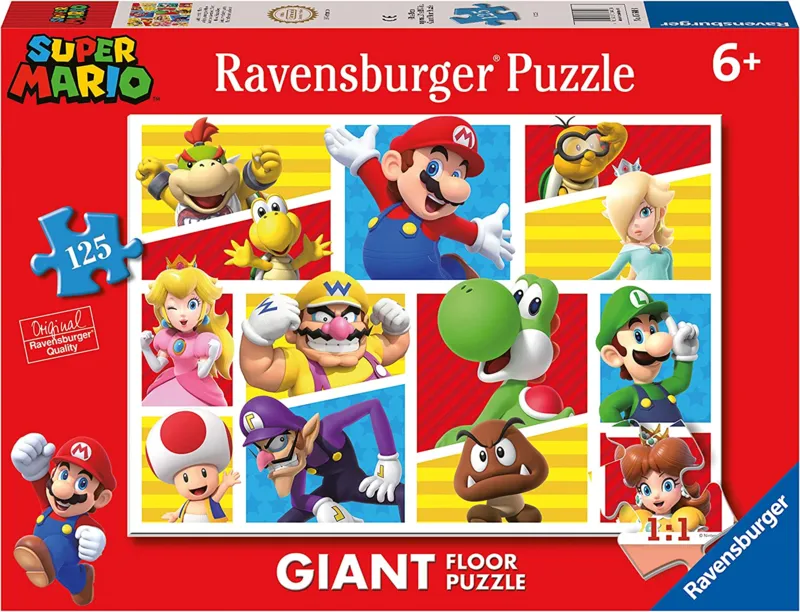 Puzzle Géant de Sol - Pièces XXL - Super Mario
