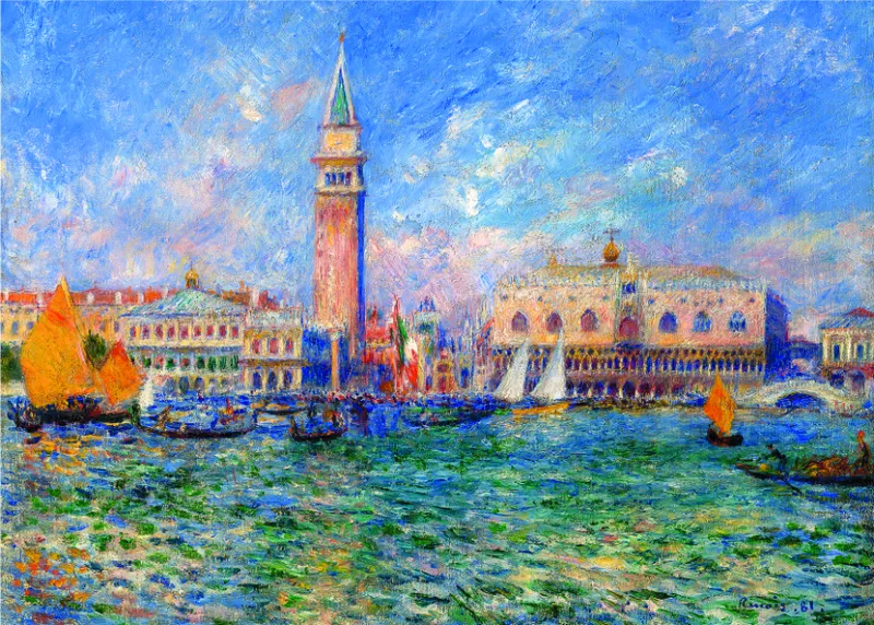 Pierre-Auguste Renoir: Le Palais des Doges, Venise