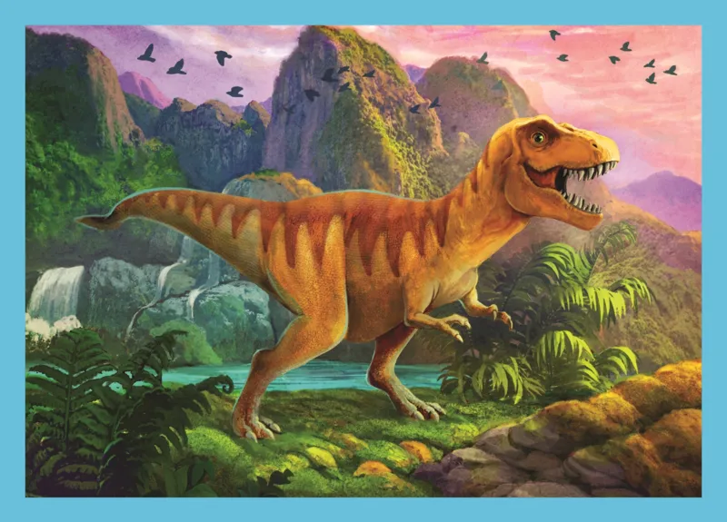 4 Puzzles - Dinosaures Uniques