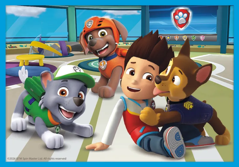 10 Puzzles - The brave Paw Patrol team