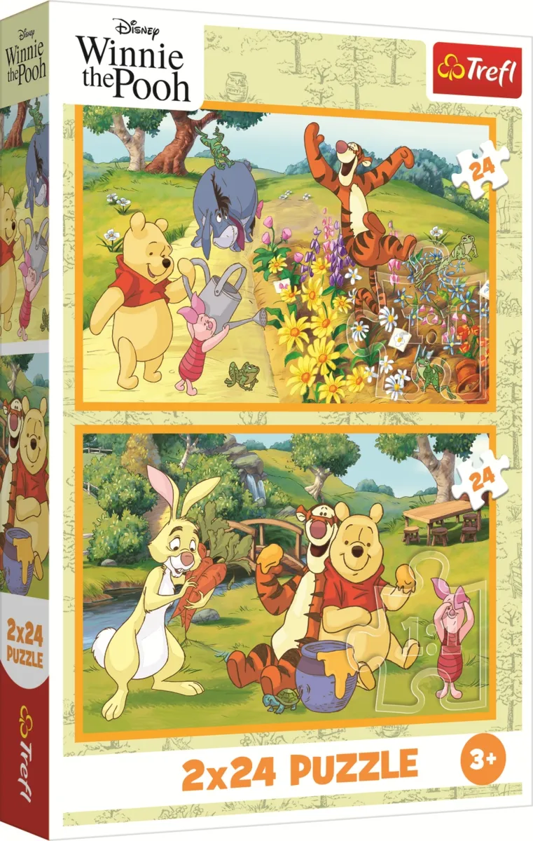 2 Puzzles - Journée Dans Le Jardin