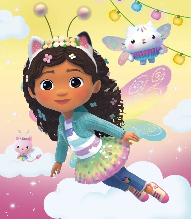 4 Puzzles - Playful Cats + 1 Poster