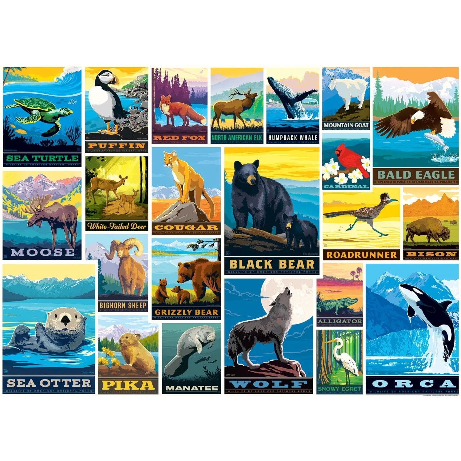 Affiches Vintage - Wildlife Lovers