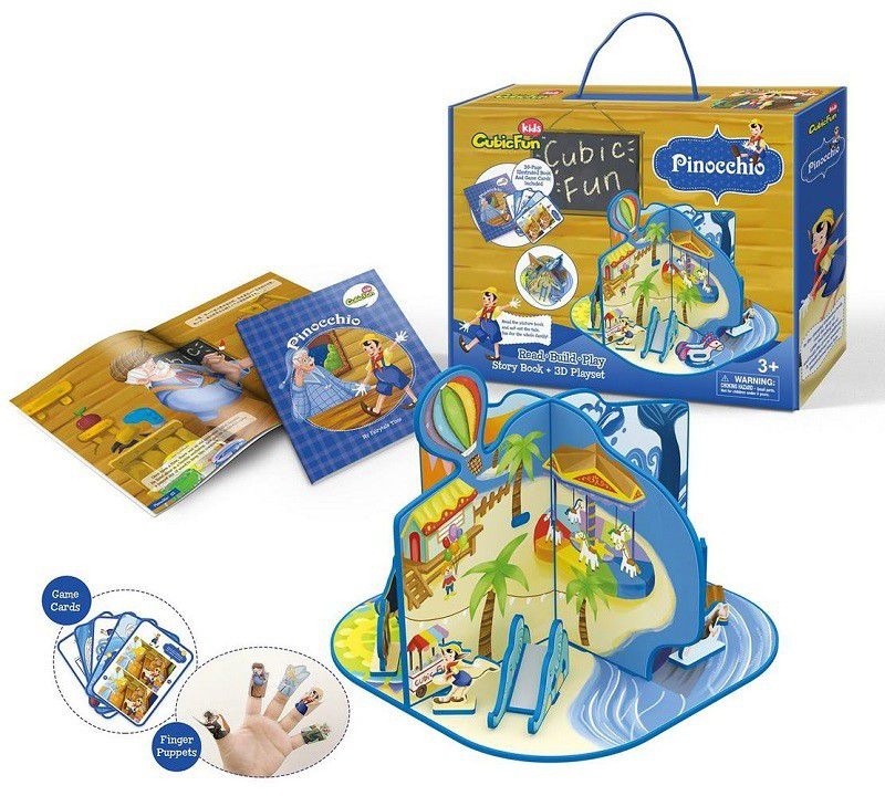 Puzzle 3D - Pinocchio - Difficulté : 2/8