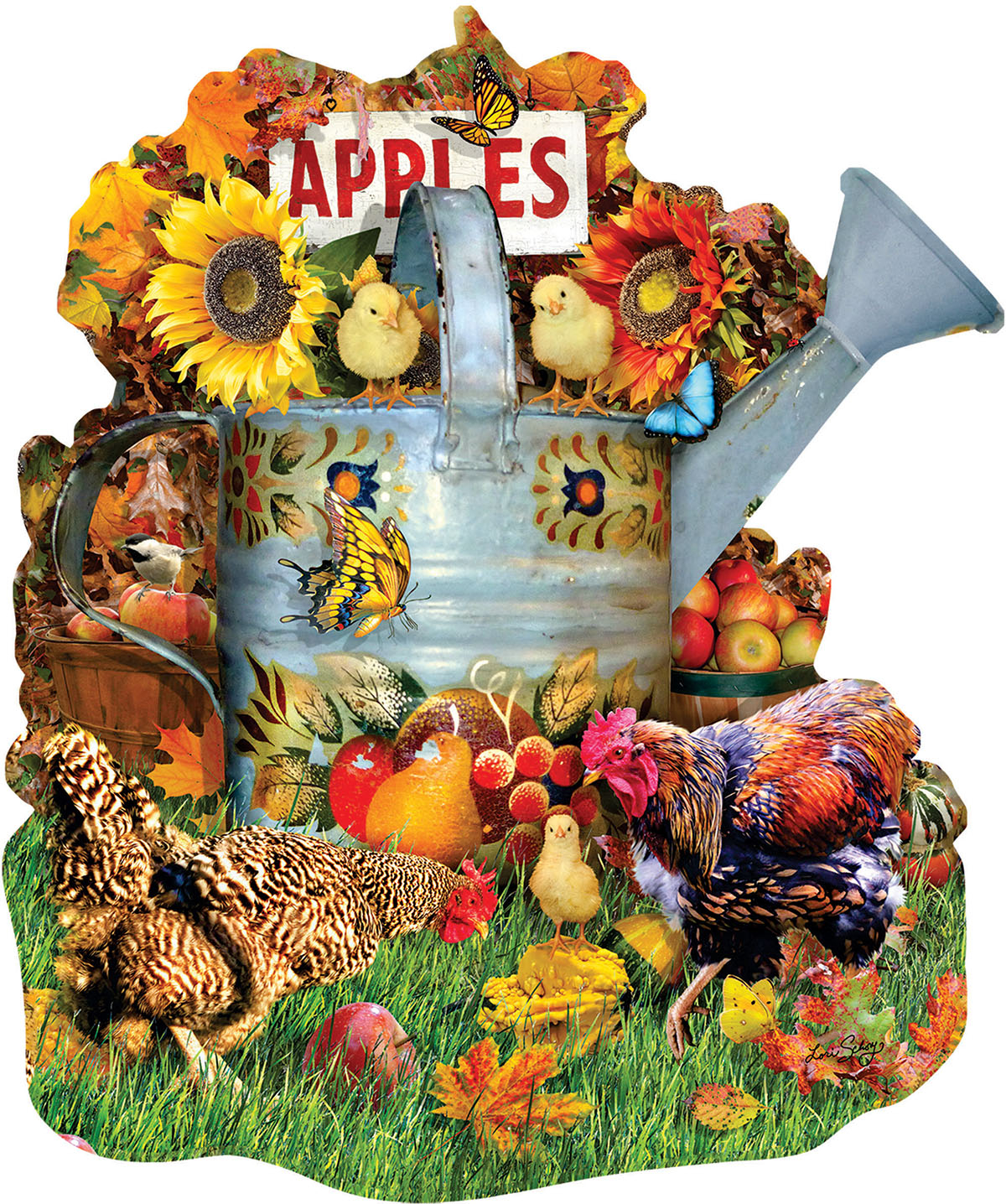 Lori Schory - Fall Watering Can