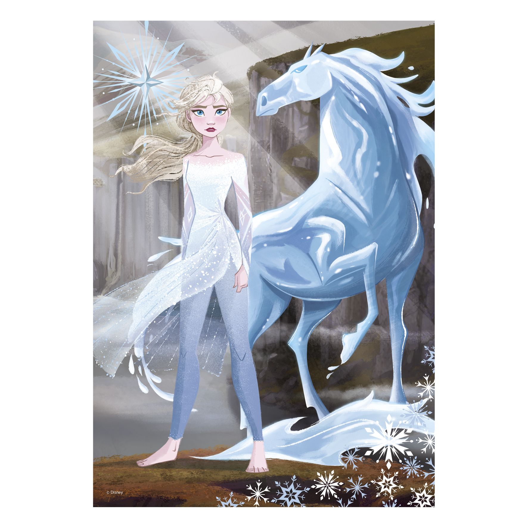 Pièces XXL - Puzzle Néon - La Reine des Neige 2