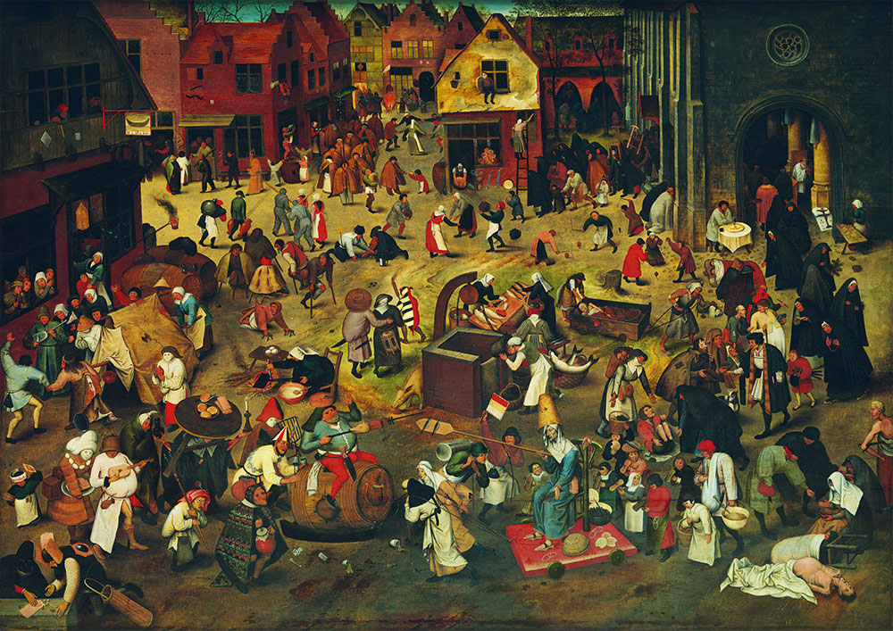 Pieter Bruegel the Elder - The Fight Between Carnival and Lent, 1559
