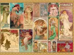 Alfons Mucha - Collage d'Oeuvres