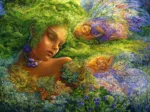 Josephine Wall - Moss Maiden