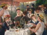 2 Puzzles - L'Art d'Auguste Renoir : Le Déjeuner des Canotiers - La Grenouillère