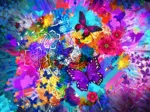 Flowers and Butterflies