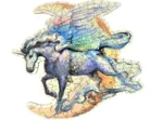 Puzzle en Bois - Les Ailes de Licorne
