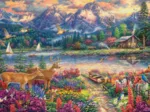 Majesté de la Montagne Printanière