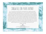 Chutes de Neige sur Park Avenue - Puzzle 1000 Pièces