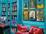 Room with Red Sofa