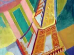 Puzzle en Bois Découpé à la Main - Robert Delaunay - Tour Eiffel