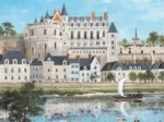 Puzzle en Bois Découpé à la Main - Le Chateau D'Amboise
