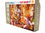 Puzzle en Bois Découpé à la Main - Maison Des Fées