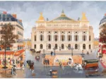 Puzzle en Bois Découpé à la Main - Place De L'Opéra