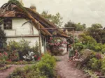 Peder Mørk Mønsted - Children in the Flower Garden