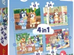 4 Puzzles - Bluey and his world