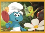4 Puzzles - La Vie Dans Le Village Des Schtroumpfs
