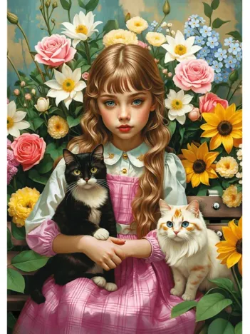 Produit La Fille Aux Chats Image