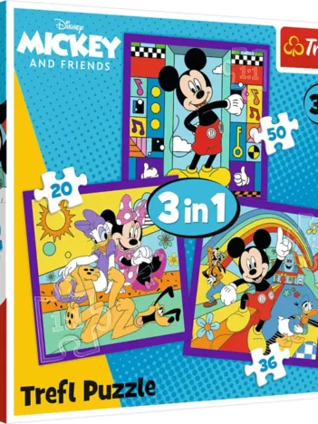 Produit 3 Puzzles - Mickey et sa Joyeuse Bande Image