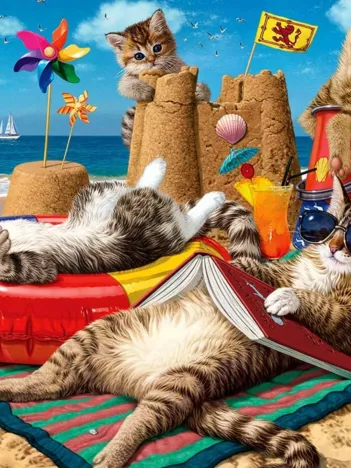 Produit Cats on The Beach Image