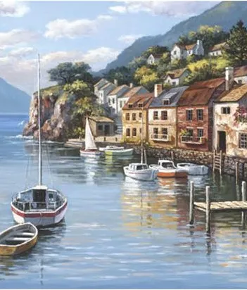 Produit Village au bord de l'eau Image