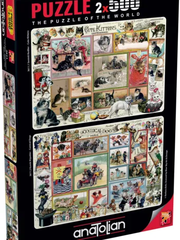 Produit 2 Puzzles - Cute Kittens & Comical Dogs Image