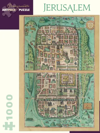 Produit Georg Braun and Franz Hogenberg - Jerusalem, 1588 Image