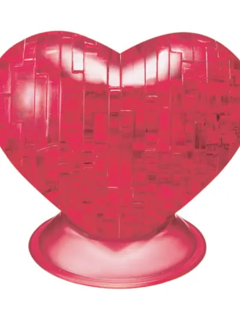 Produit Puzzle 3D en Plexiglas - Coeur Rouge Image
