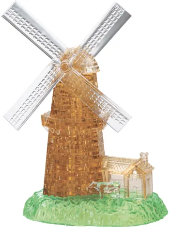 Produit Puzzle 3D en Plexiglas - Moulin à Vent Image