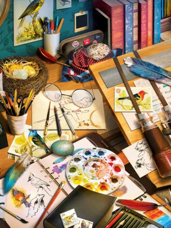 Produit Pièces XXL - Dessin d'Oiseaux Image