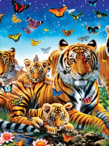 Produit Pièces XXL - Tigres et Papillons Image