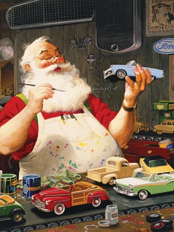 Produit Santa Painting Cars Image