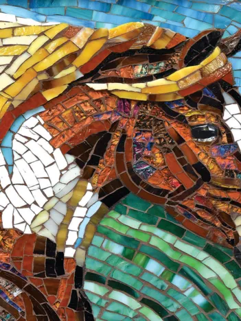 Produit Cynthie Fisher - Stained Glass Horse Image