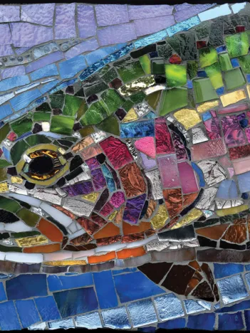 Produit Cynthie Fisher - Stained Glass Rainbow Trout Image