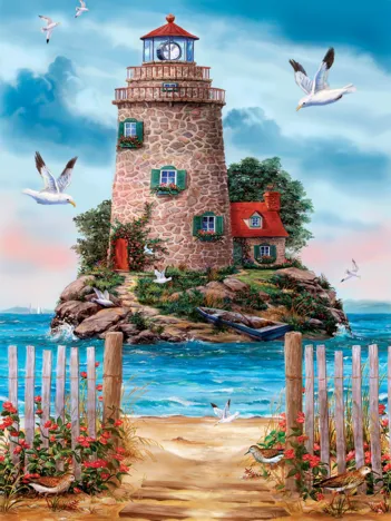 Produit Linda Picken - Island Lighthouse Image