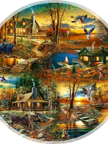 Produit Jim Hansel - Cabins in the Woods Image